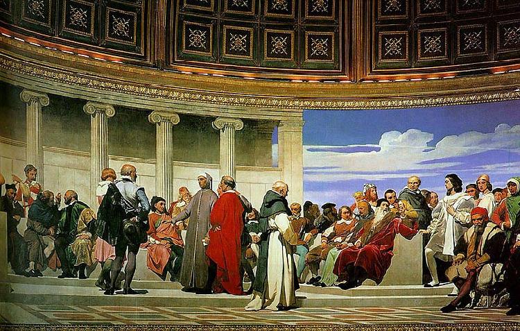 Hippolyte Delaroche section 3 of the Hemicycle China oil painting art